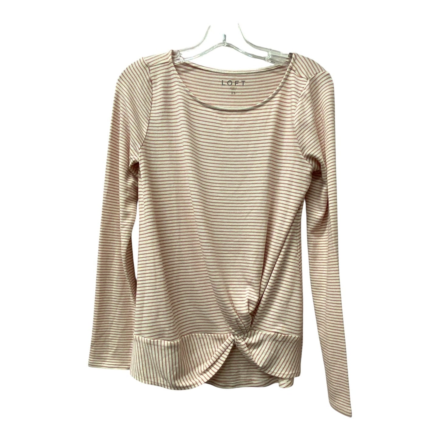 Top Ls By Loft In Cream, Size:Xs