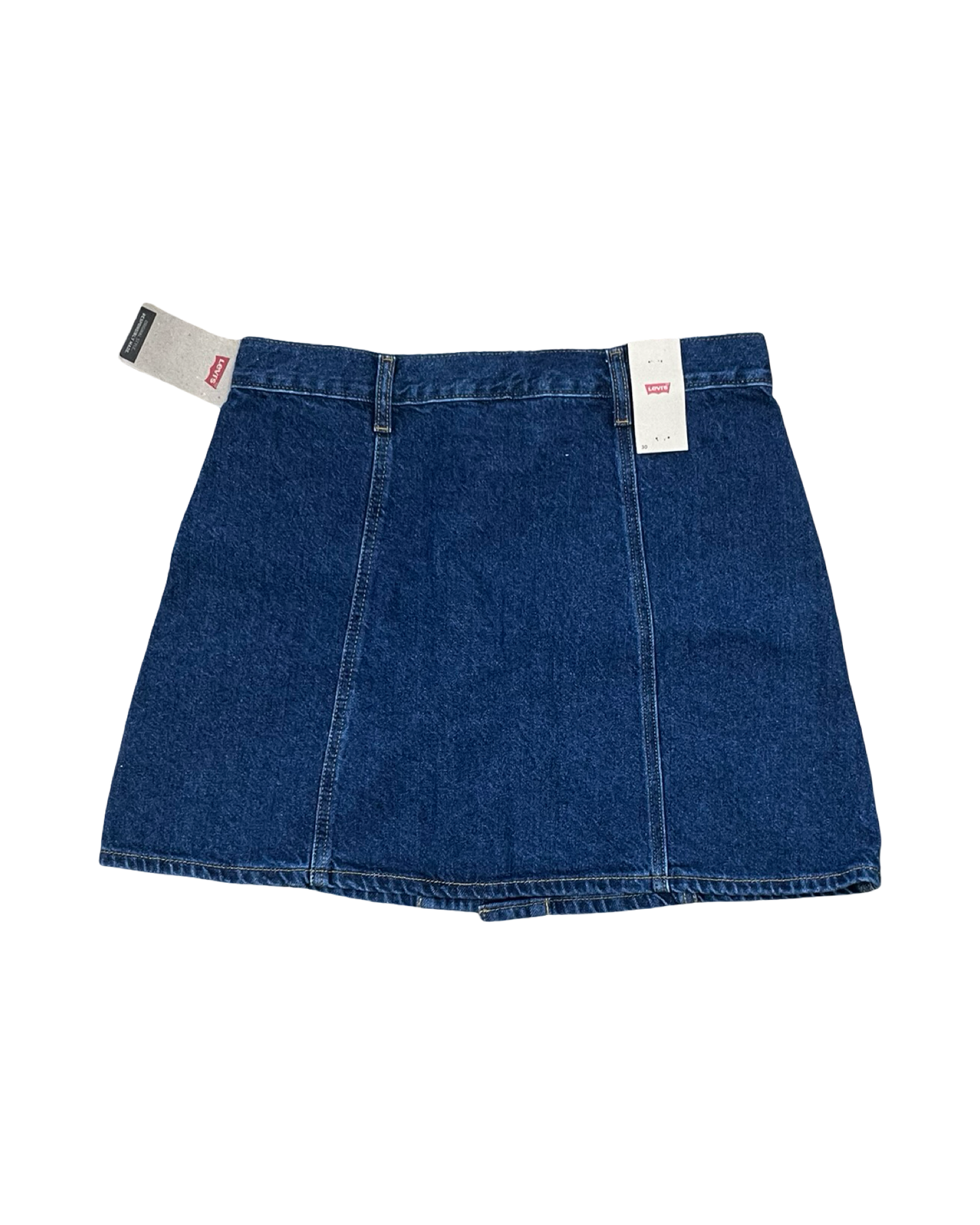Skirt Midi By Levis In Blue Denim, Size:12