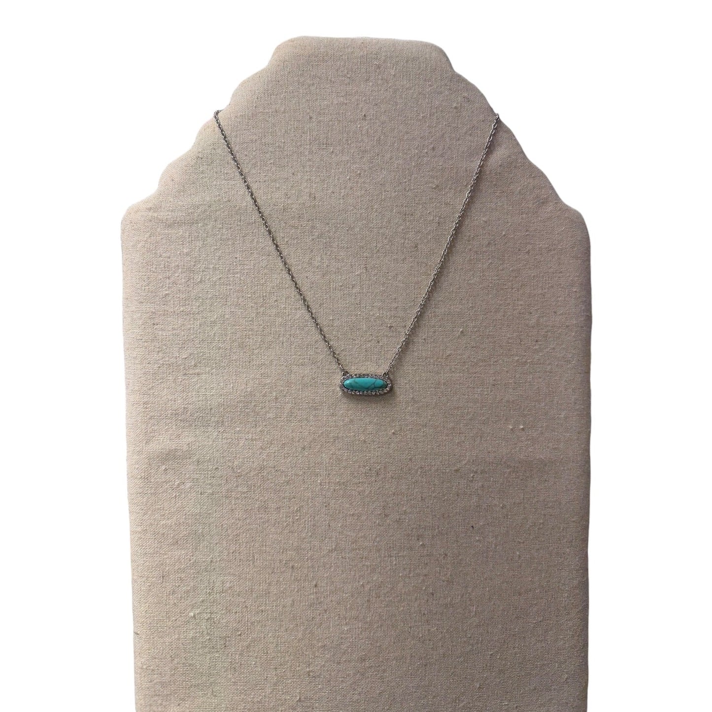 Necklace Statement In Teal