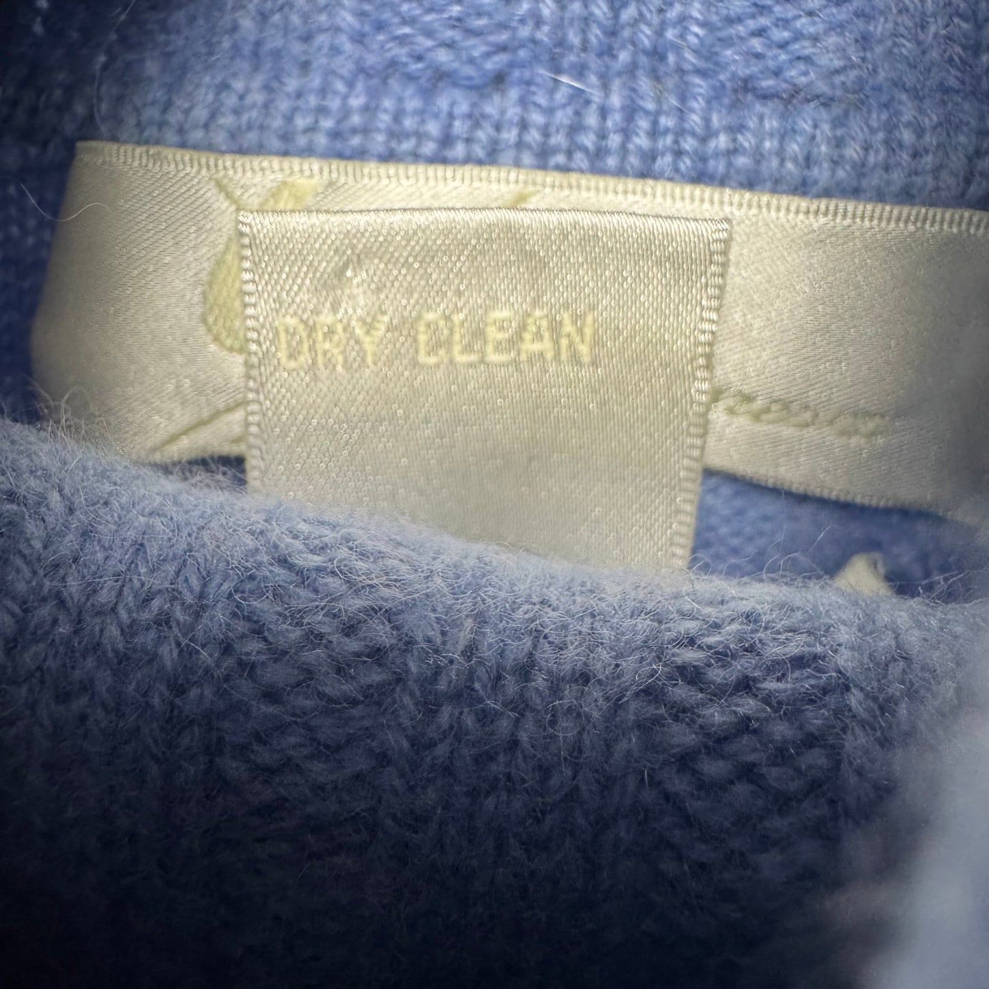 Sweater 2ply Cashmere By Geneva In Blue, Size: M