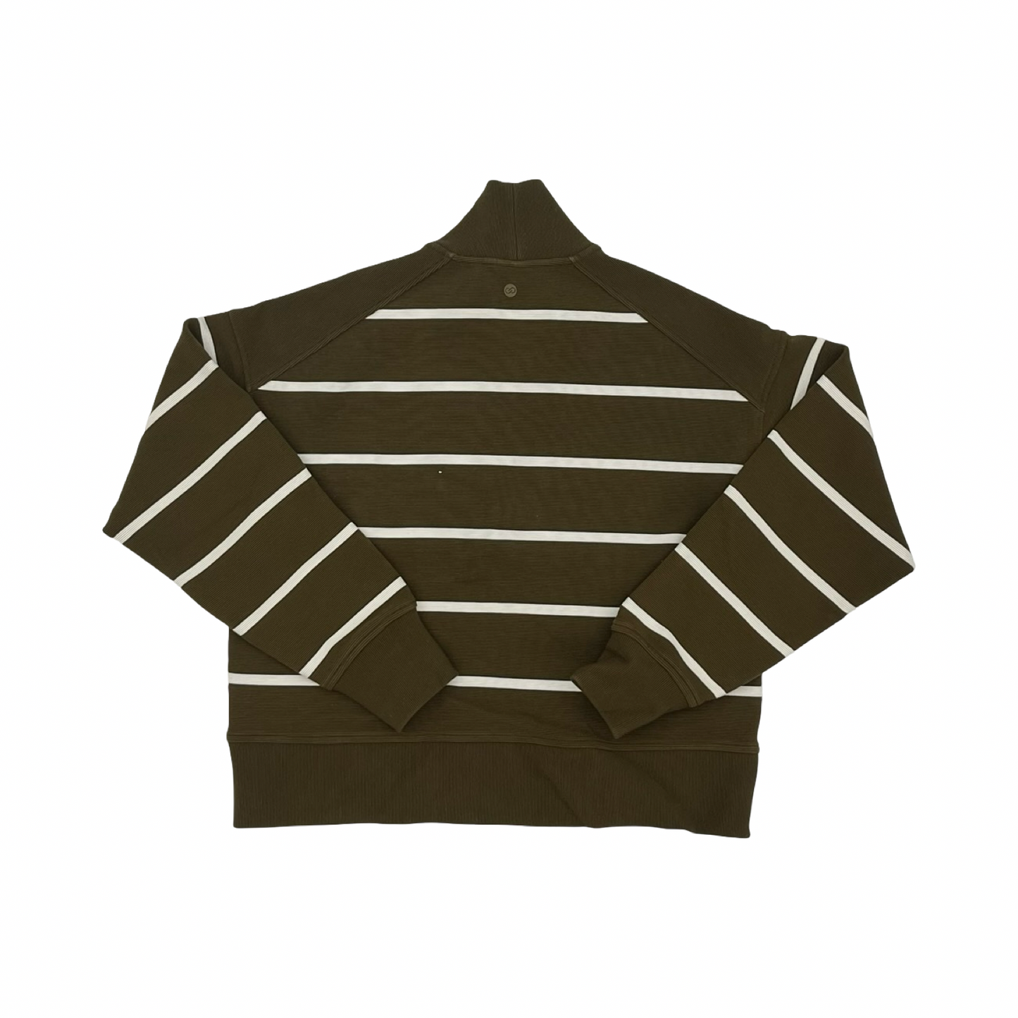 Athletic Sweatshirt Collar By Calia In Brown & White, Size:Xs