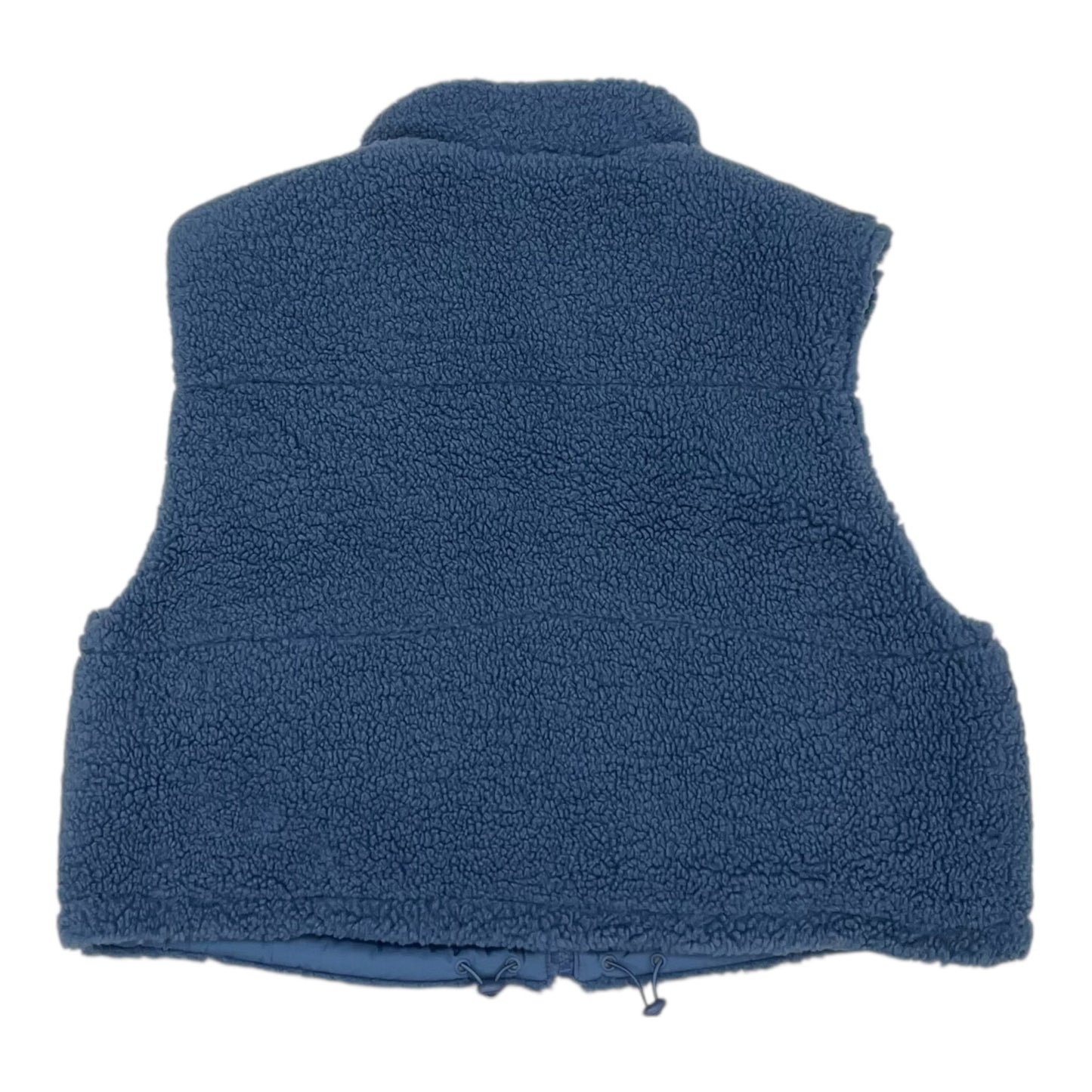 Vest Faux Fur & Sherpa By Thread And Supply In Blue, Size:L
