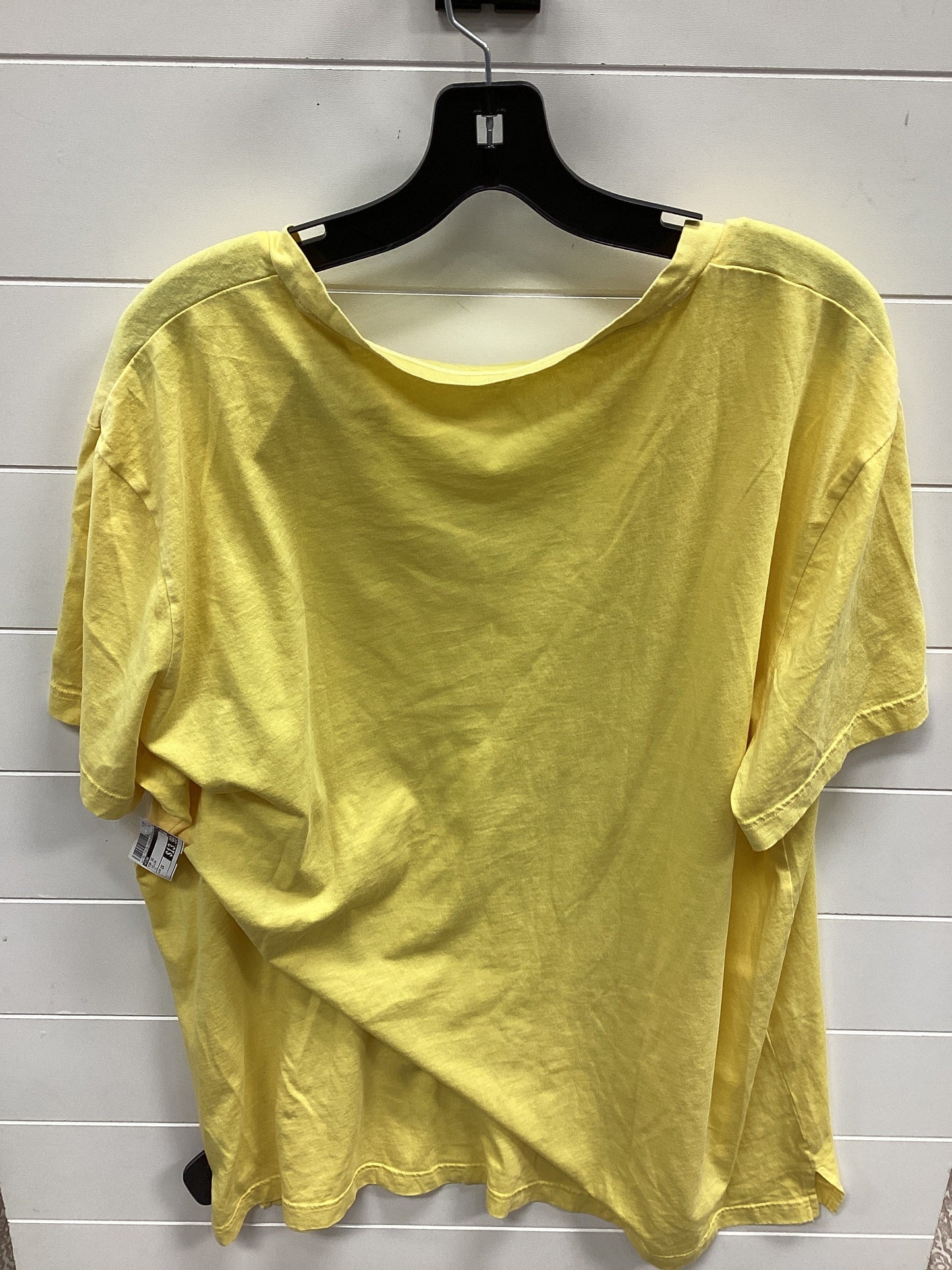 Top Ss By Pink In Yellow, Size:1X