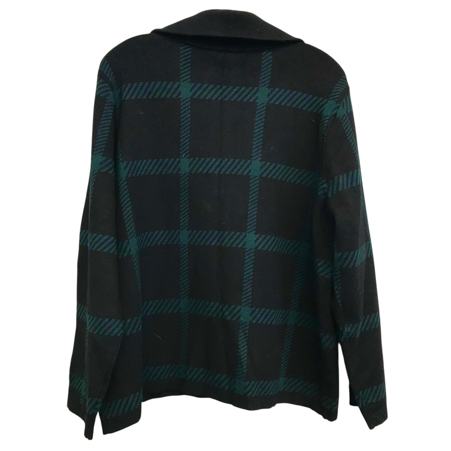 Sweater By Anne Klein In Black & Green, Size:Xl