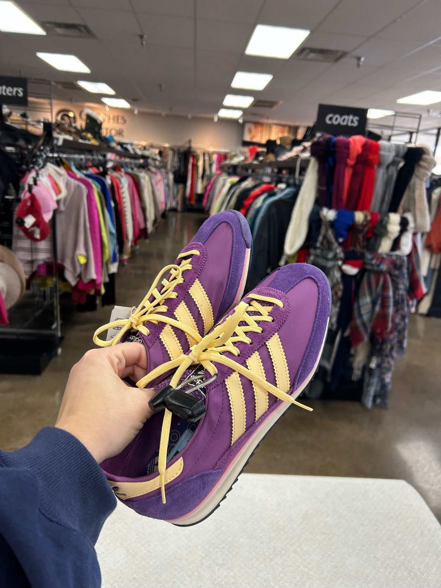 Shoes Sneakers By Adidas In Purple, Size:8