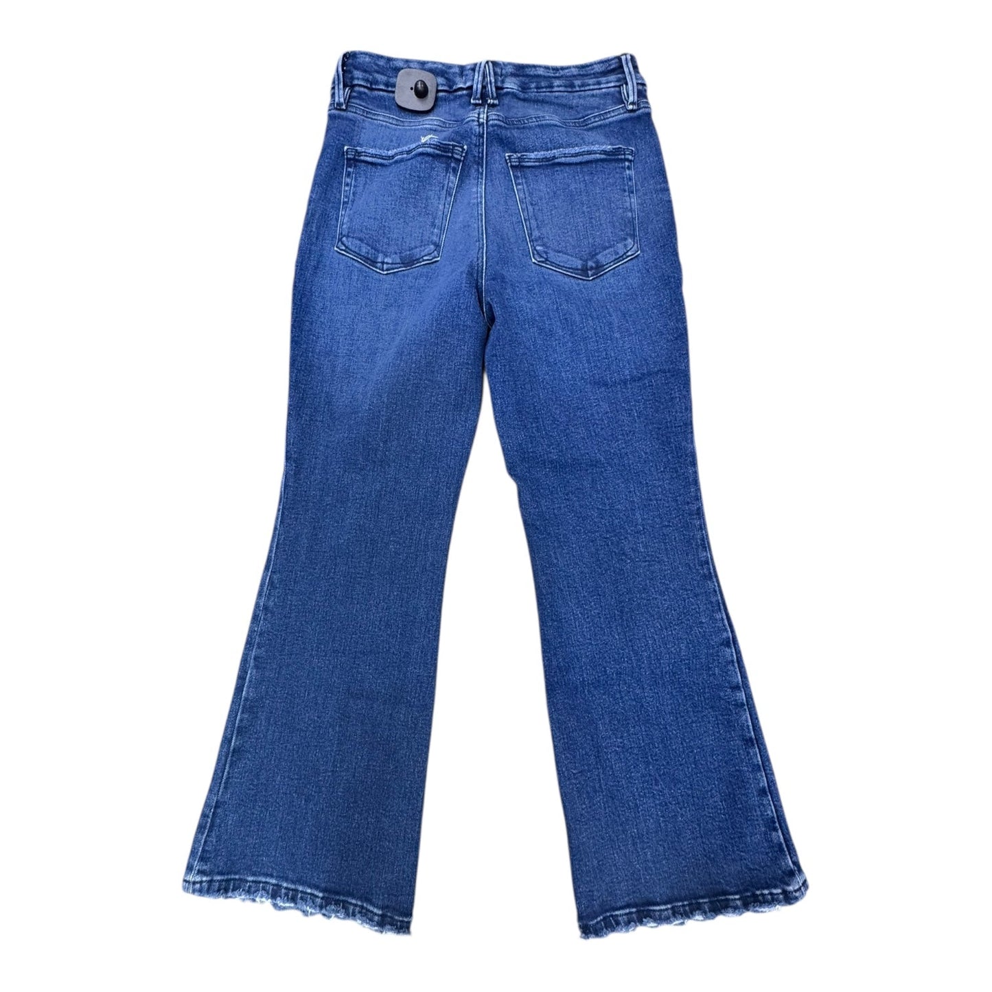 Jeans Flared By Good American In Blue, Size:8