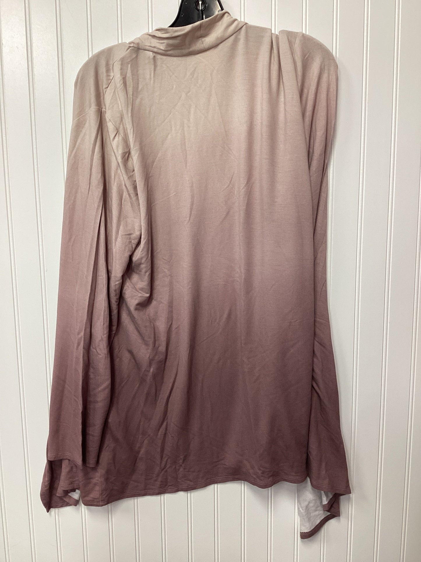 Cardigan By Soma In Cream & Purple, Size:Xl