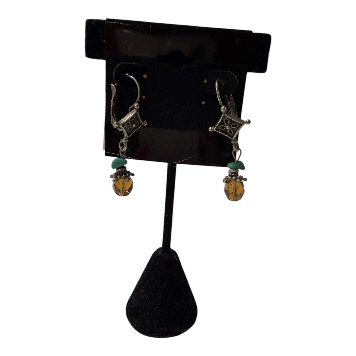 Earrings Clip In Brown