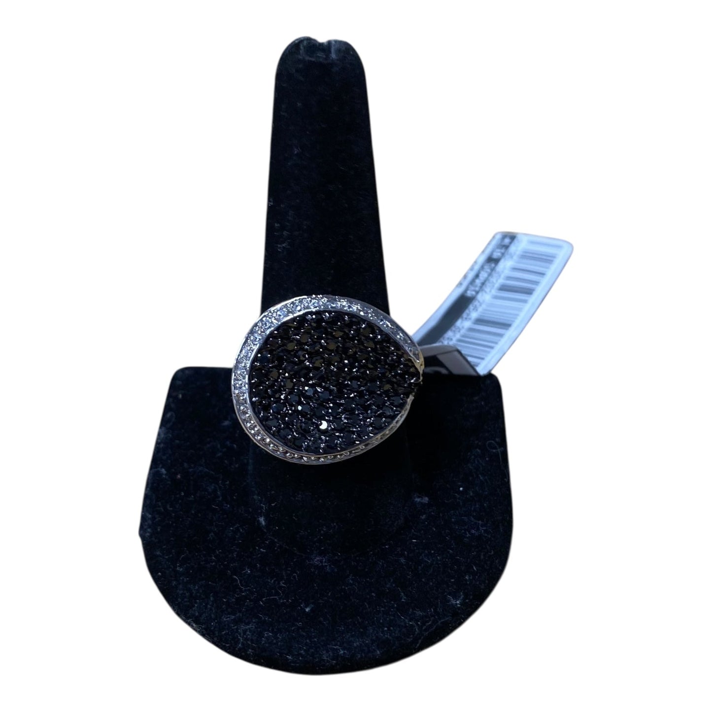 Ring Other By Lia Sophia In Black & Silver, Size:11