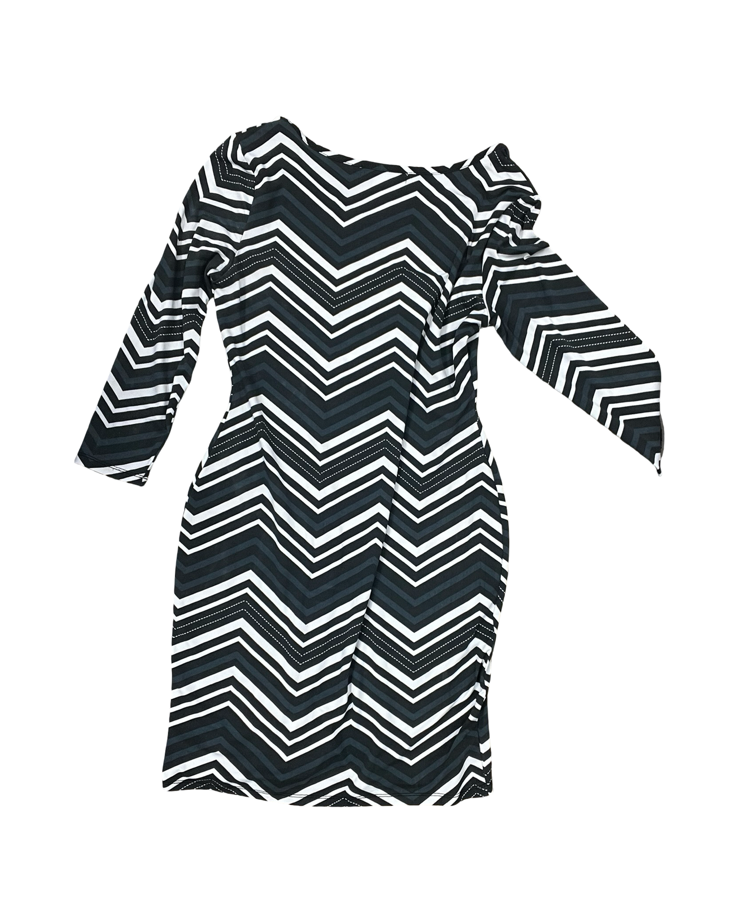 Dress Work By Say What In Black & Grey, Size:L