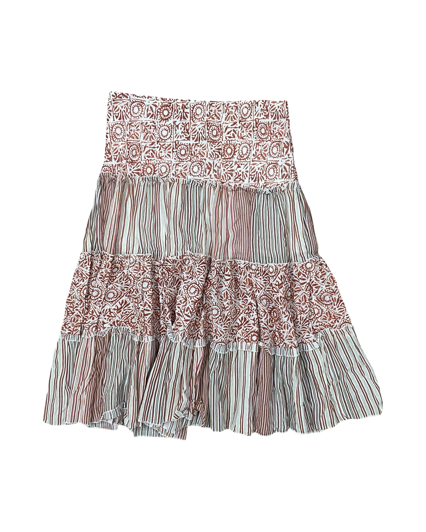 Skirt Midi By Clothes Mentor In Orange, Size:L