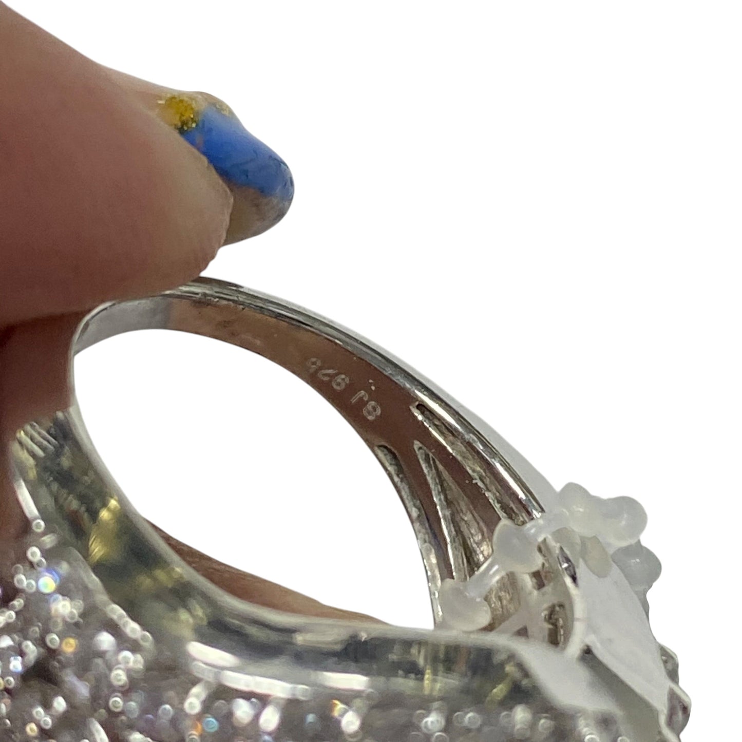 Ring Sterling Silver In Silver size 7