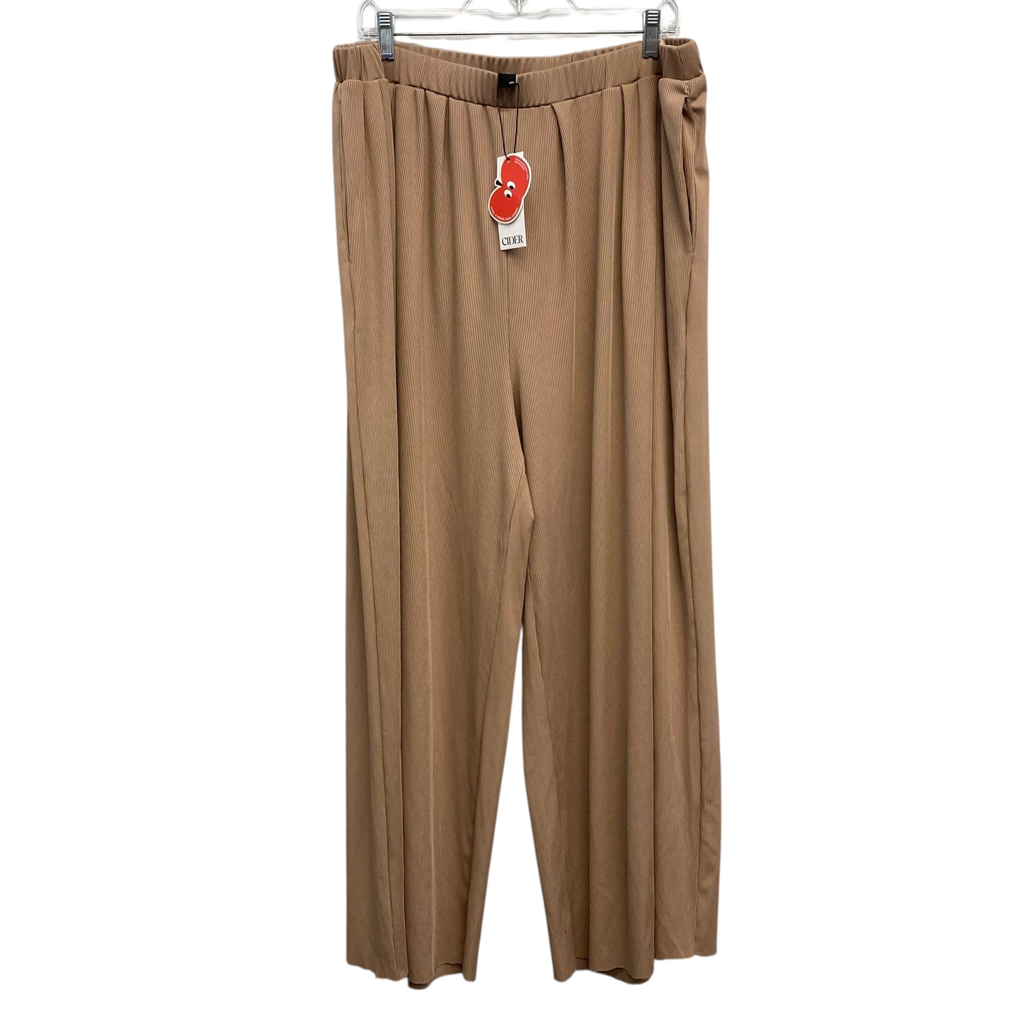 Pants Lounge By Cider In Beige, Size:2X