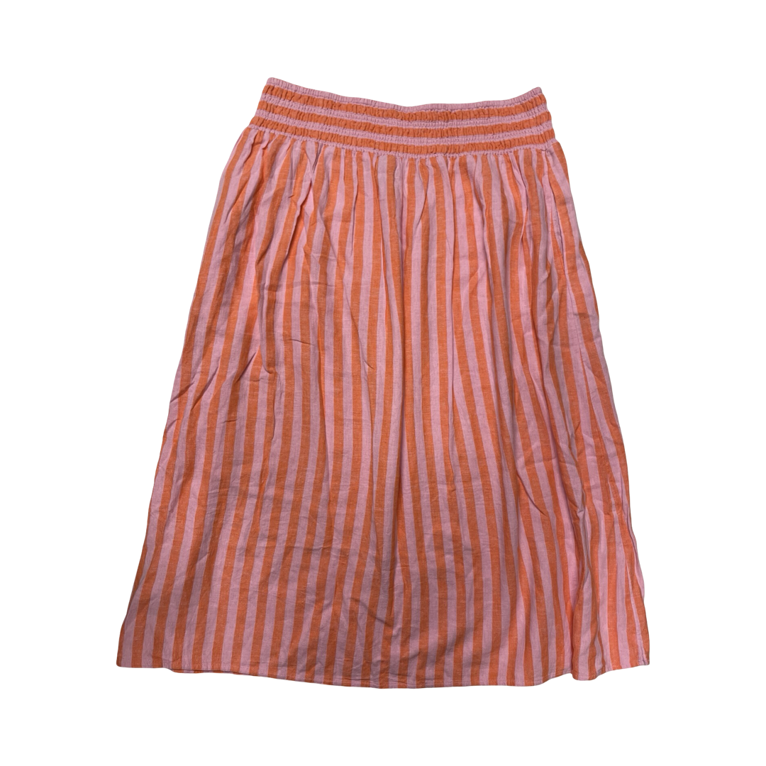Skirt Midi By A New Day In Striped Pattern, Size:M