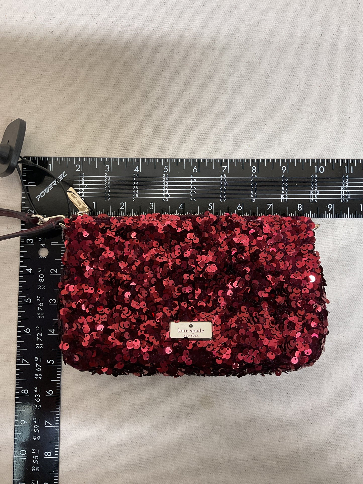 Wristlet Designer By Kate Spade In Red, Size:Medium