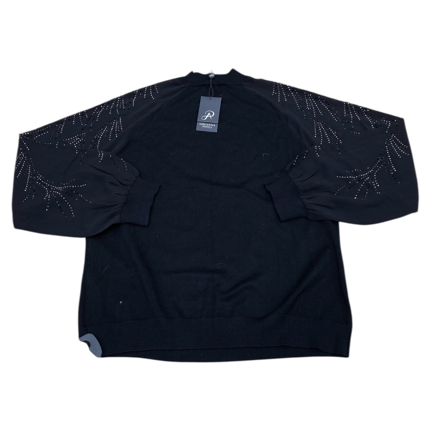 Top Ls By Adrianna Papell In Black, Size:L