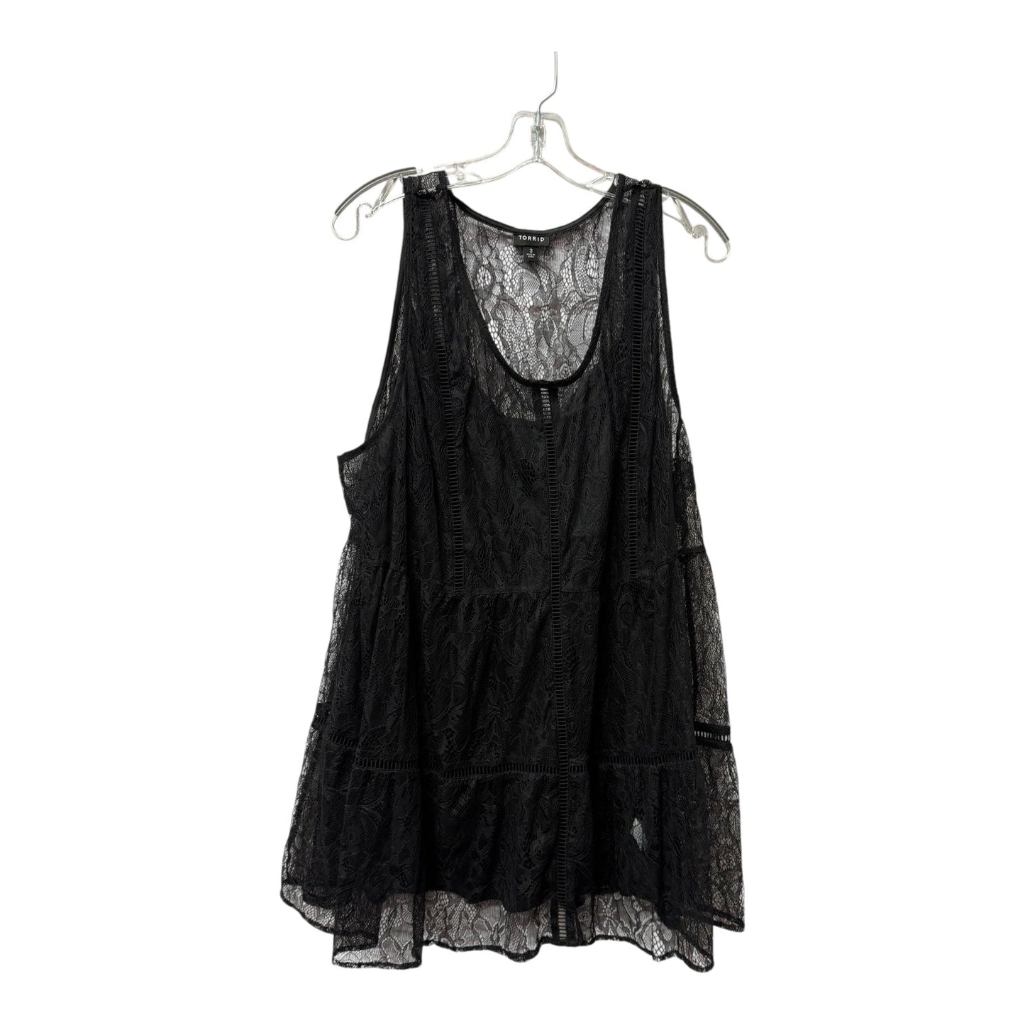 Top Sleeveless By Torrid In Black, Size:3X