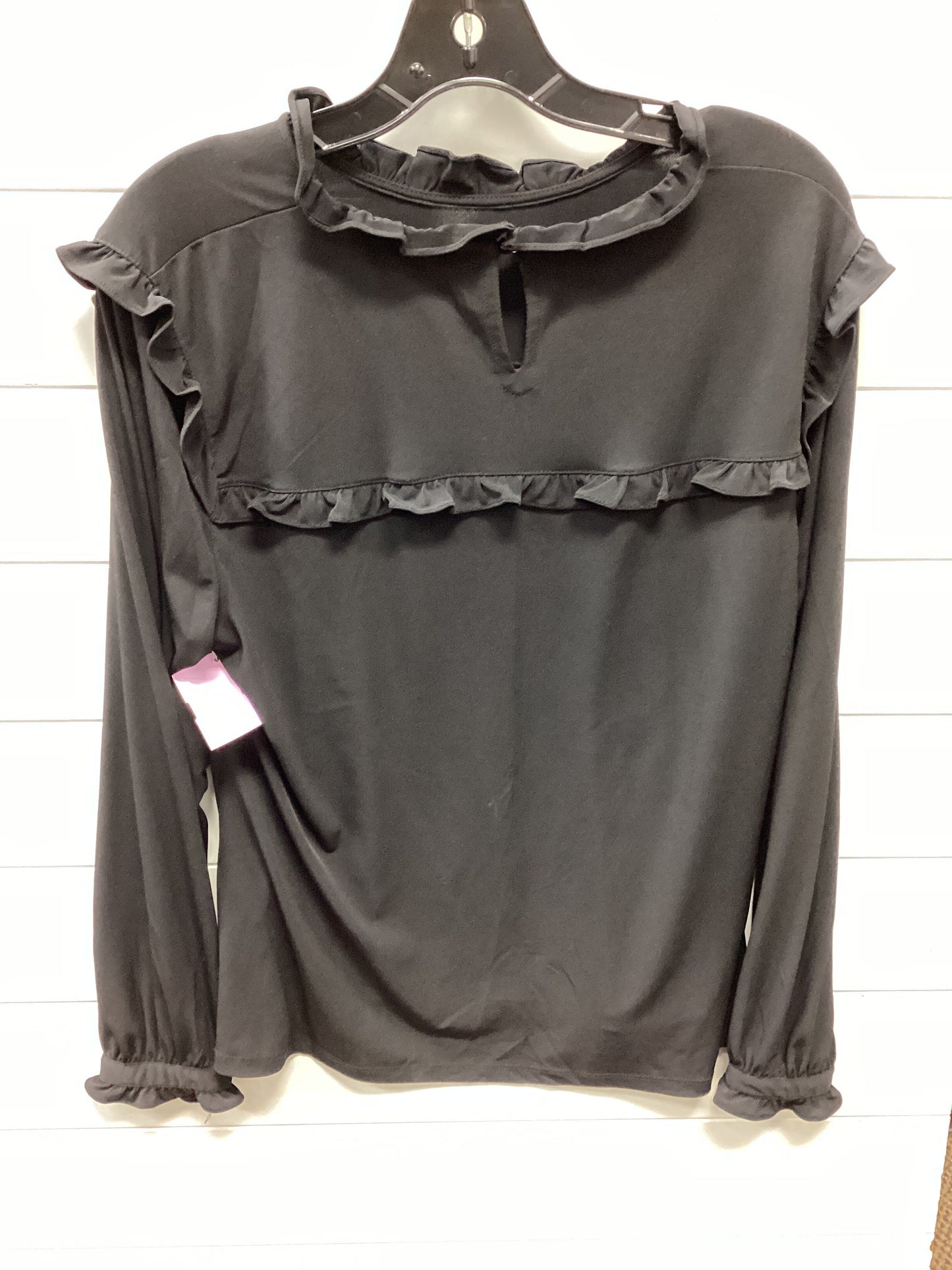 Top Ls Designer By Karl Lagerfeld In Black, Size:L