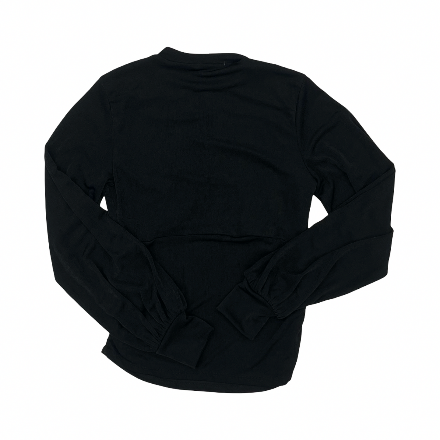 Blouse Ls By Bke In Black, Size:S