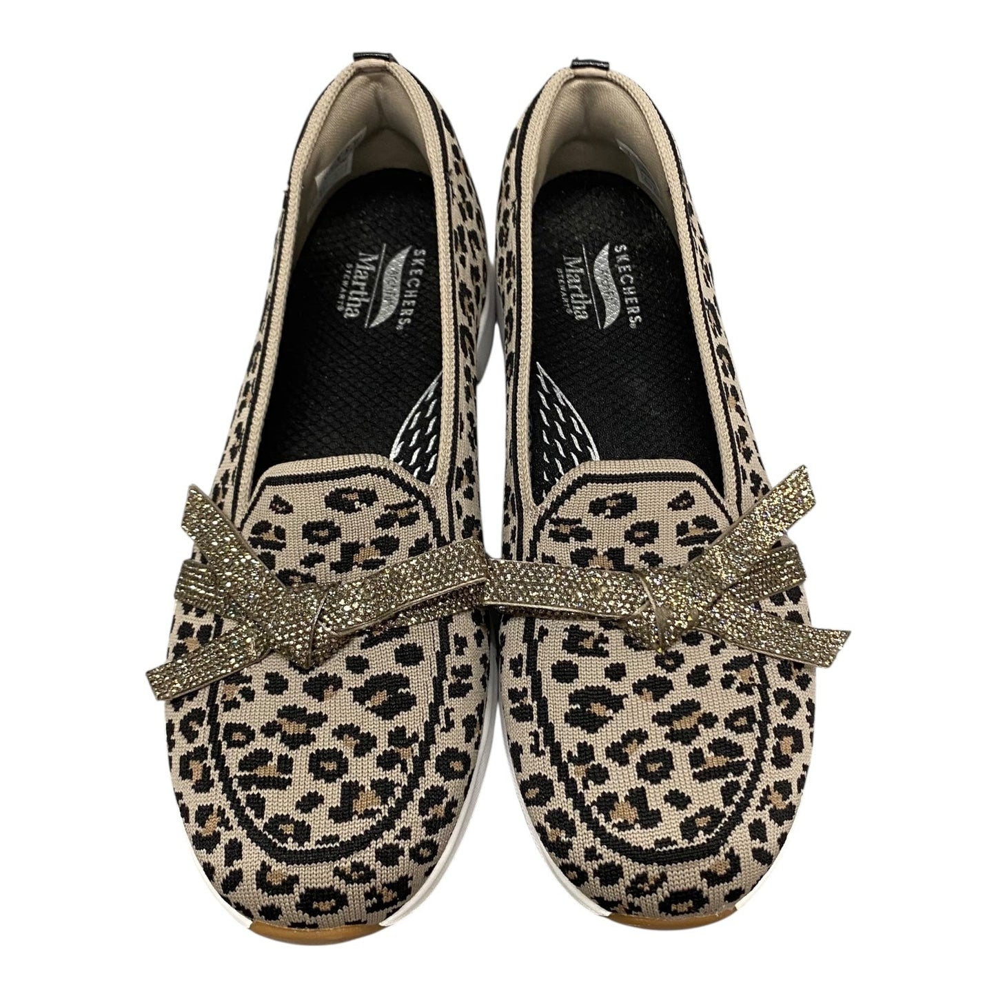 Shoes Flats By Skechers In Animal Print, Size:8