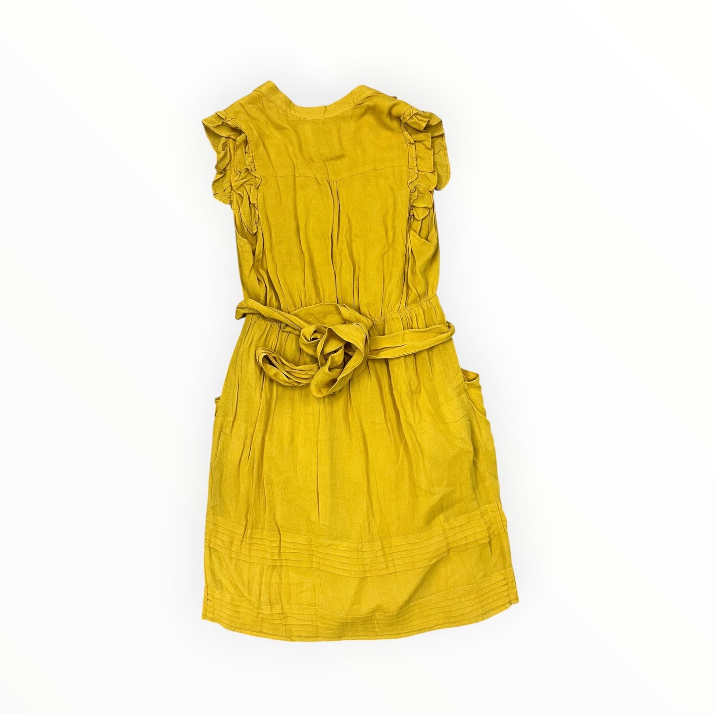Dress Casual Midi By Odille In Yellow, Size:2