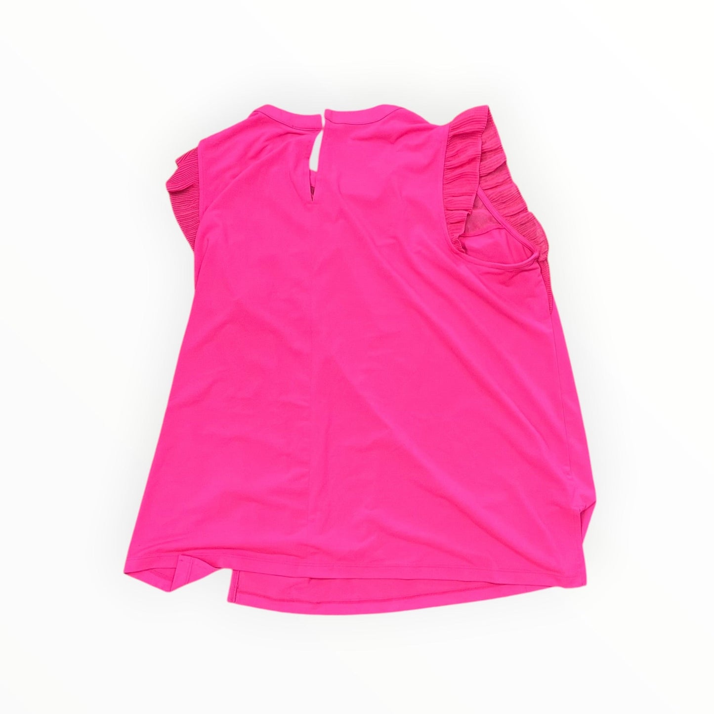 Top Sleeveless By Worthington In Pink, Size:1X