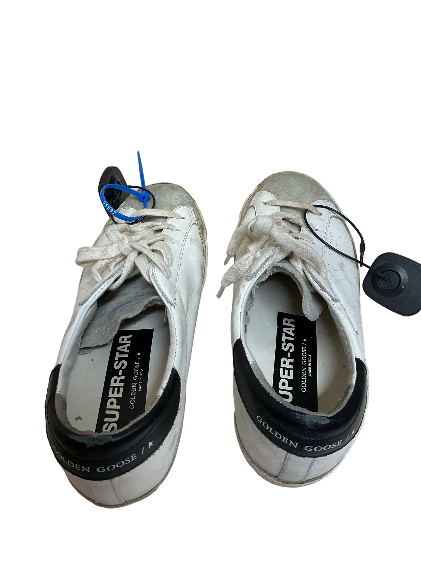 Shoes Luxury Designer By Golden Goose In White, Size:38