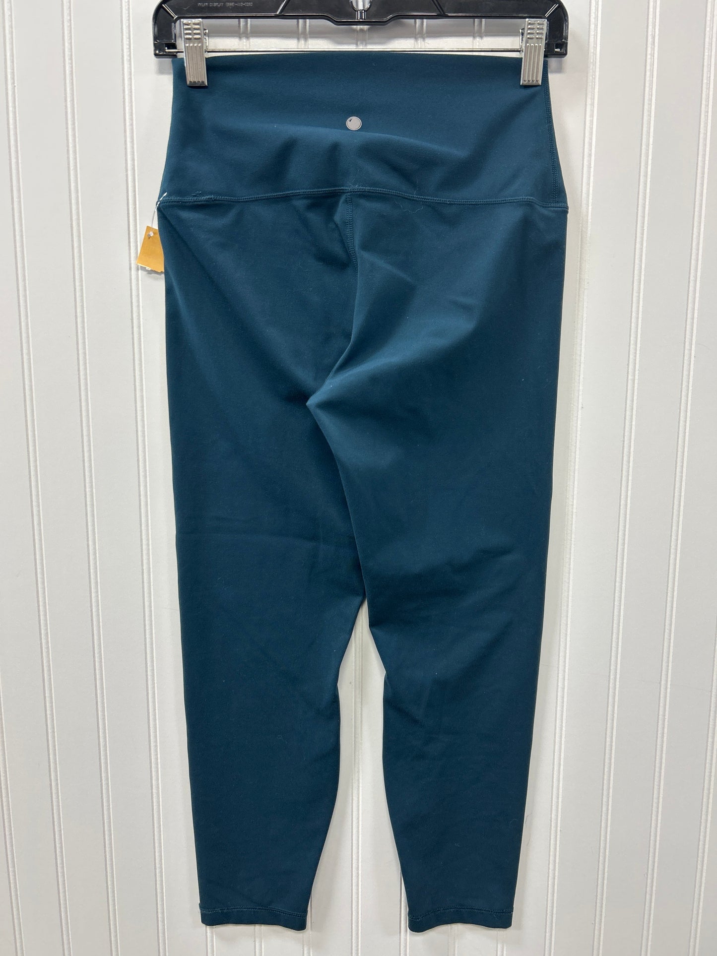 Athletic Leggings By Yogalicious In Teal, Size:L