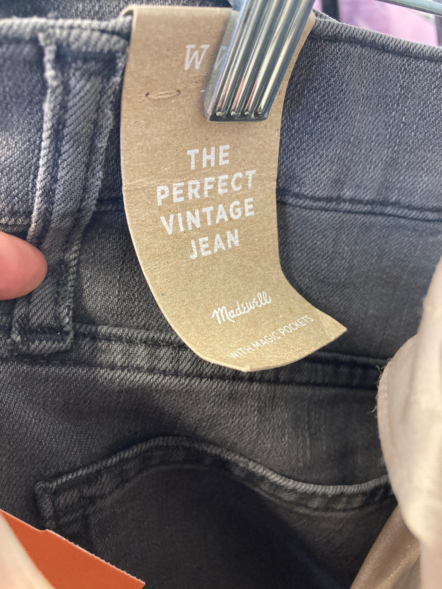 Jeans Straight By Madewell In Grey Denim, Size:6