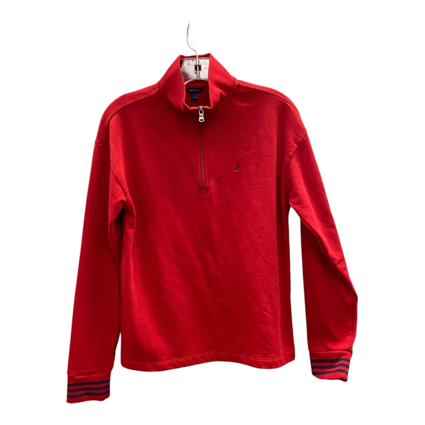 Athletic Sweatshirt Collar By Nautica In Red, Size:S