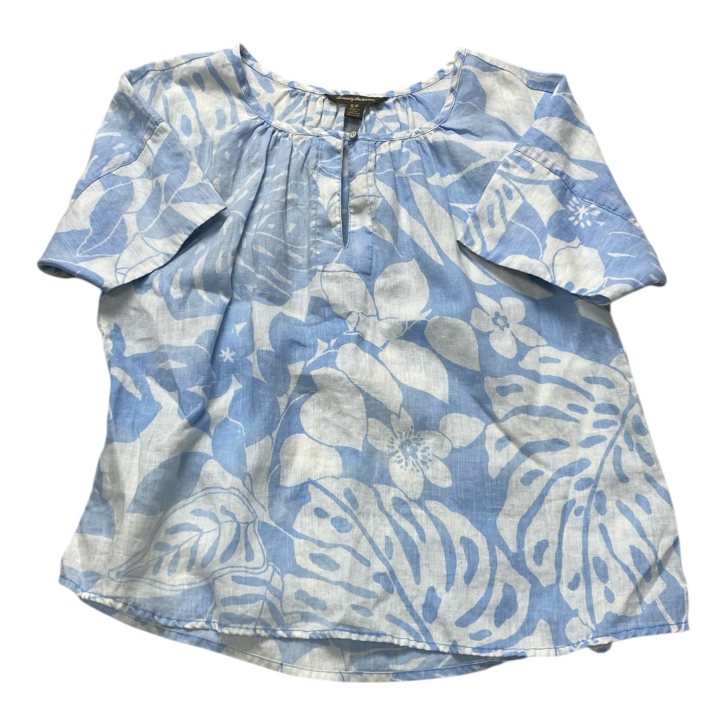 Top Ss By Tommy Bahama In Blue & White, Size:Sp