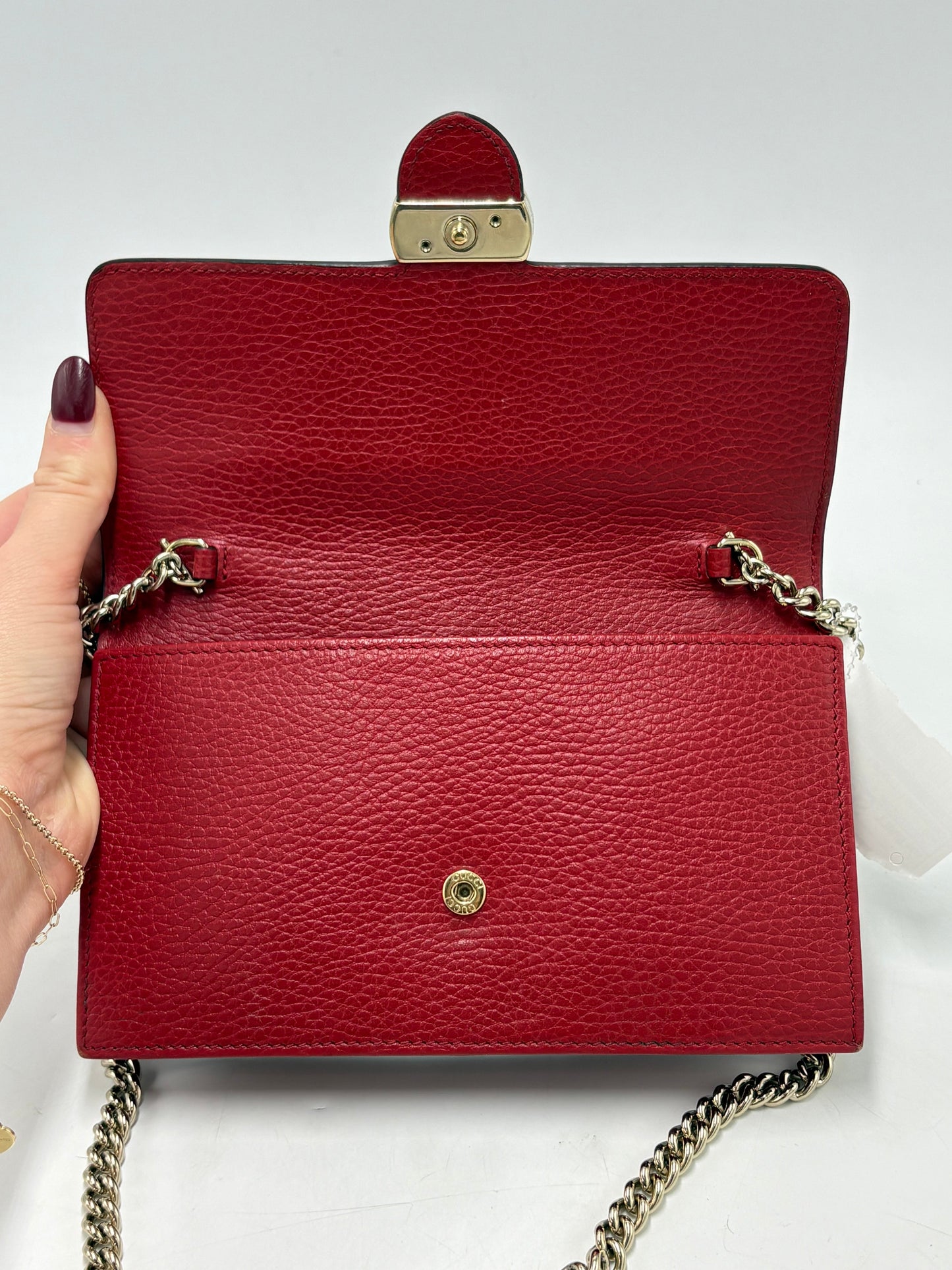 Gucci Interlocking G Chain Luxury Wallet Handbag