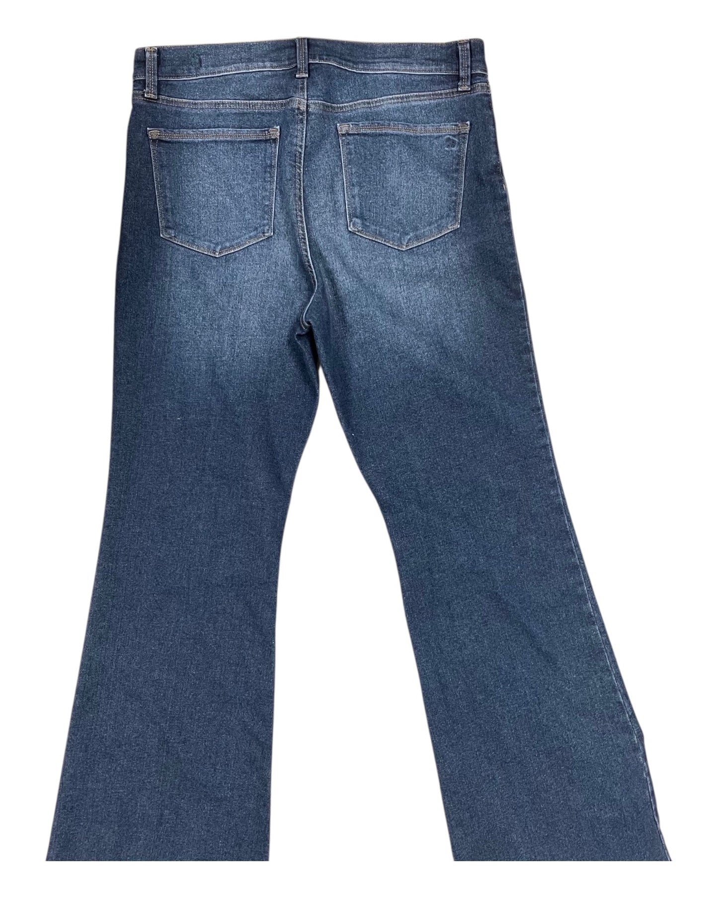 Jeans Flared By Jessica Simpson In Blue Denim, Size:14