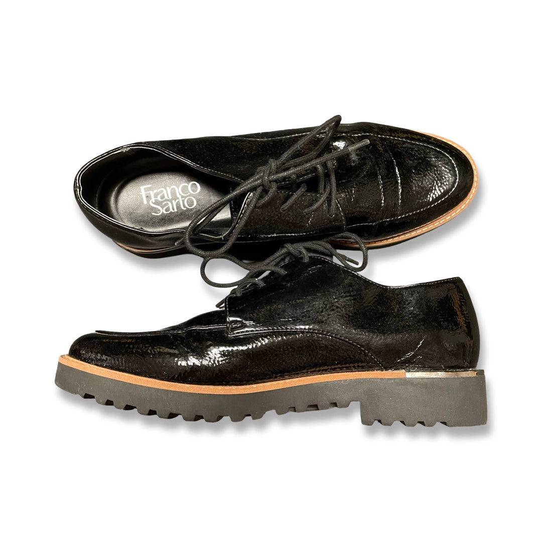 Shoes Flats By Franco Sarto In Black, Size:8.5