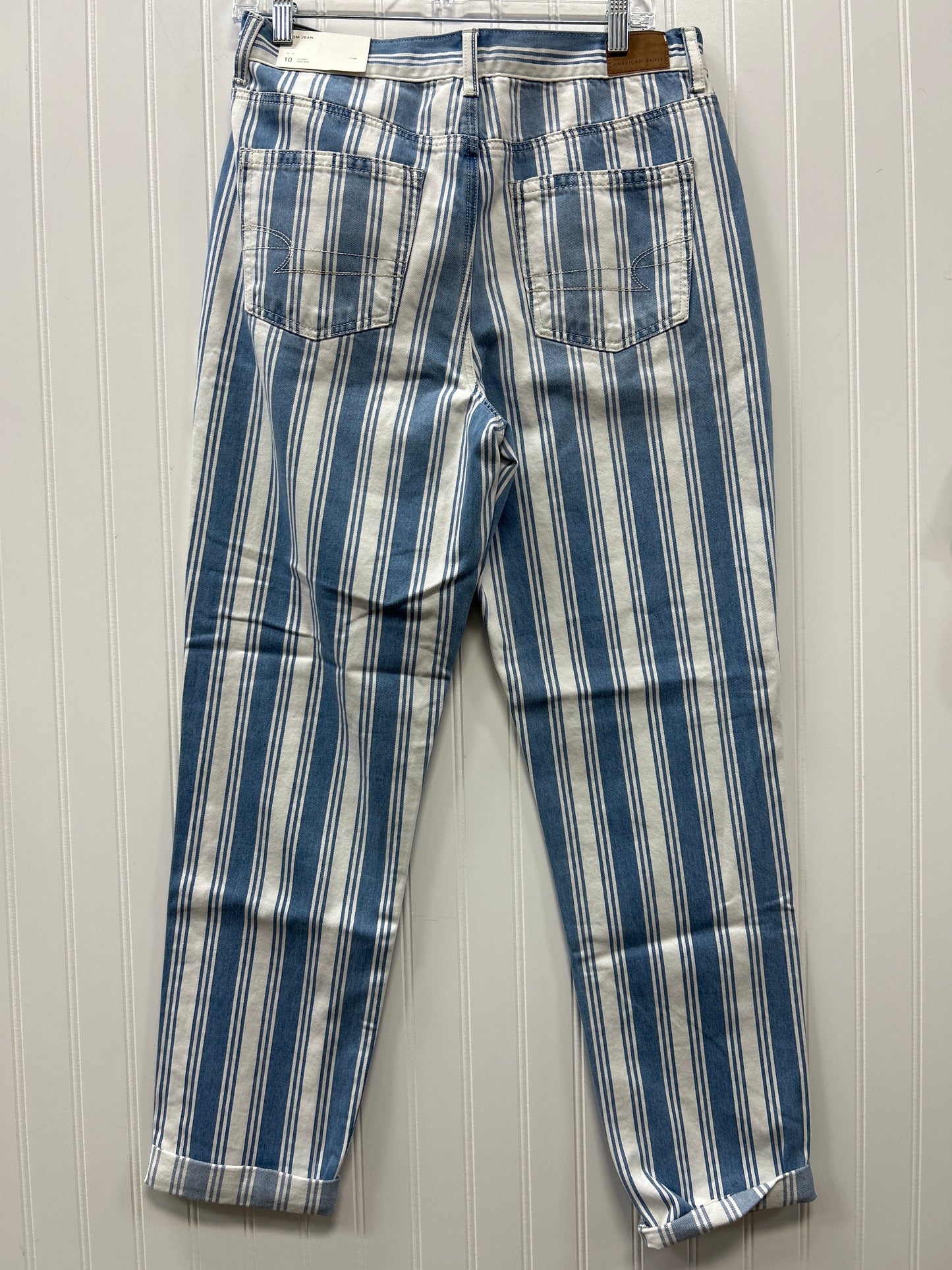 Jeans Skinny By American Eagle In Blue Denim, Size:10