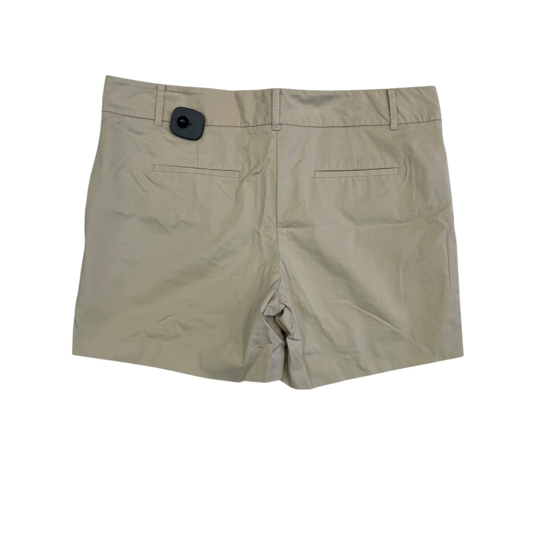 Shorts By Ann Taylor In Tan, Size:14