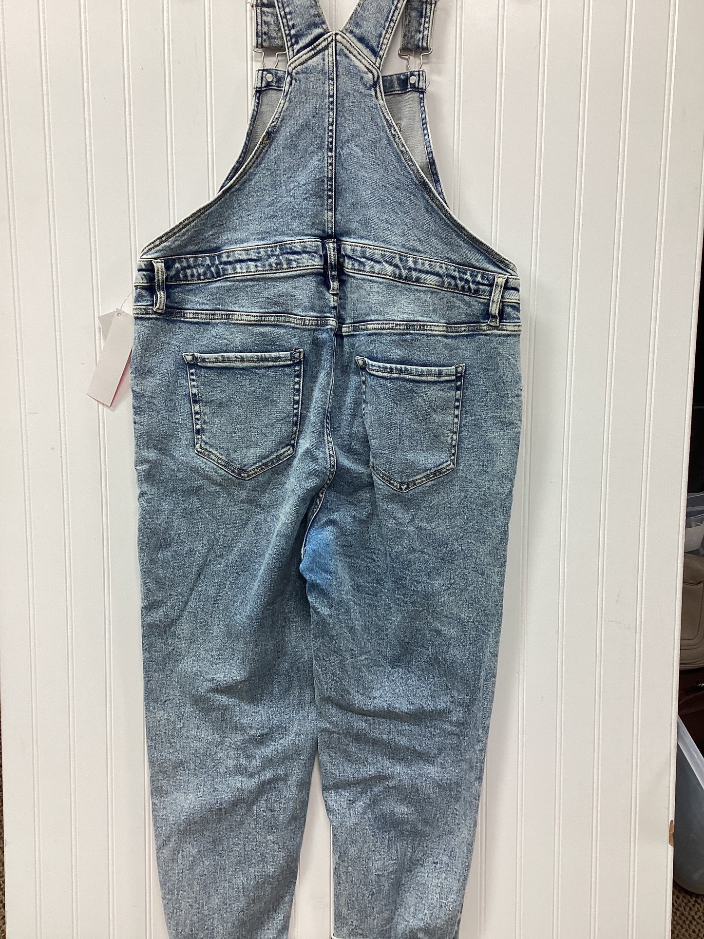 Overalls By Ava & Viv In Blue Denim, Size:Xl