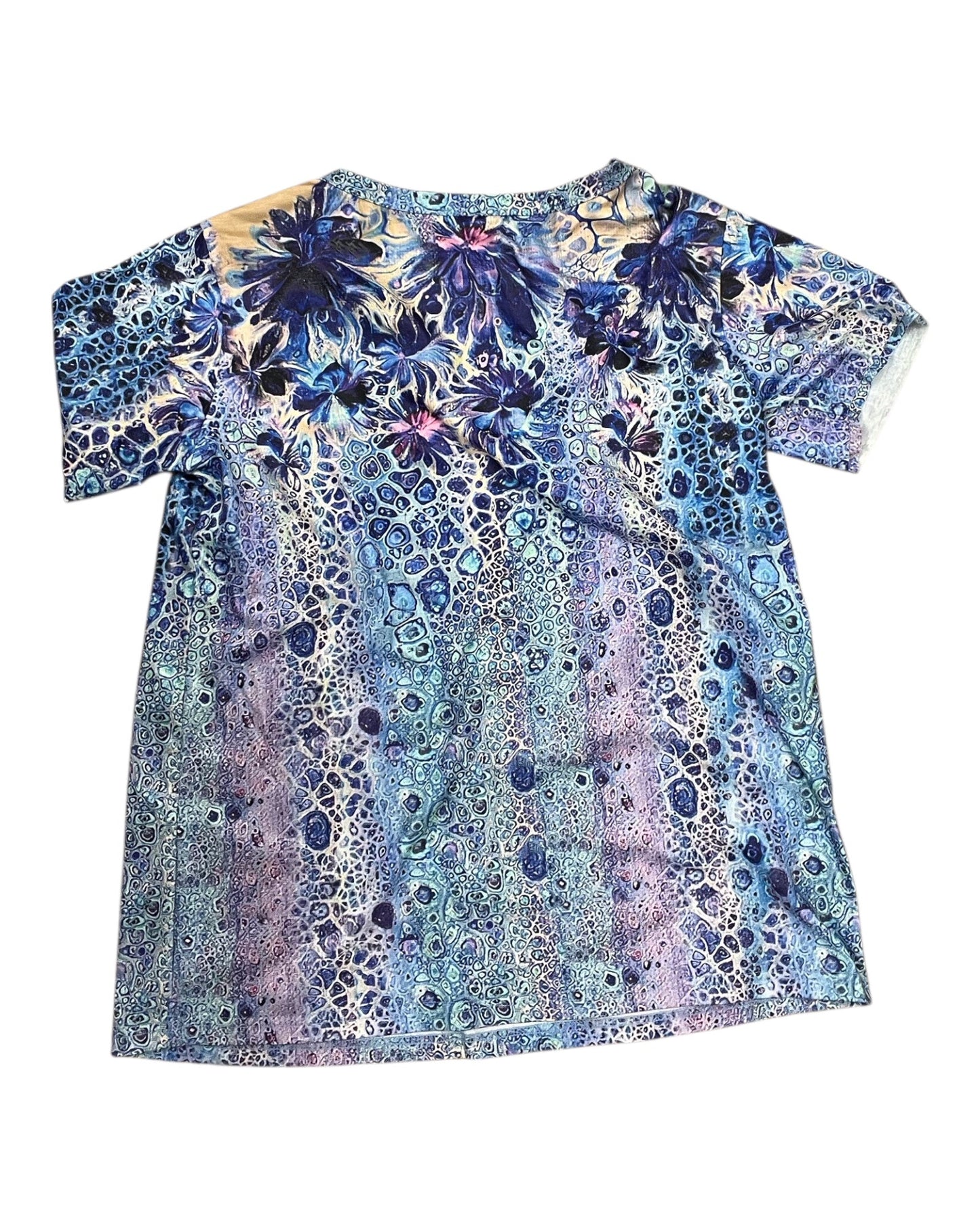 Top Ss By Clothes Mentor In Blue & Purple, Size:M