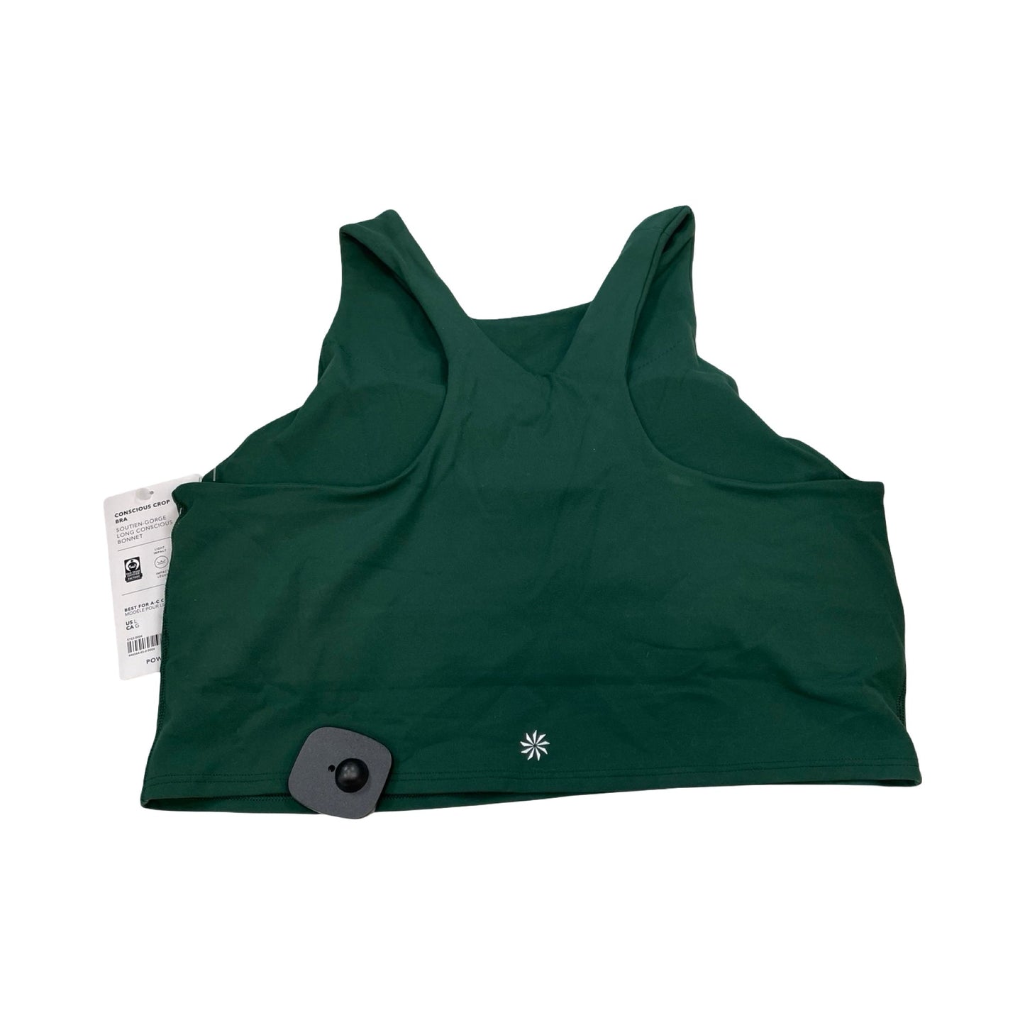 Athletic Tank Top By Athleta In Green, Size:L