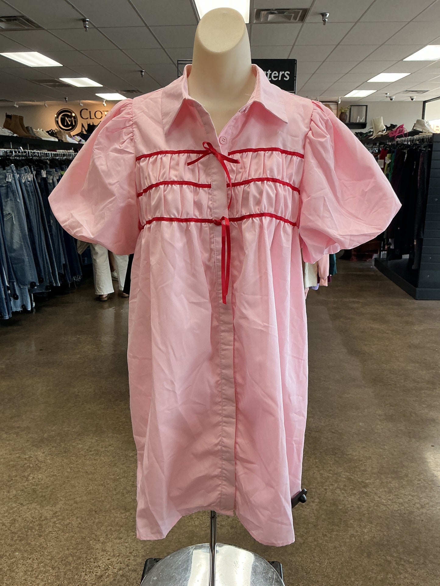 Dress Casual Short By Tcec In Pink, Size:M