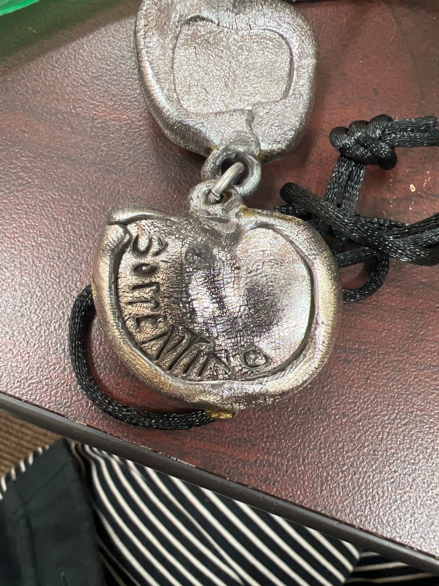 Necklace Statement By Sorrentino In Black & Silver