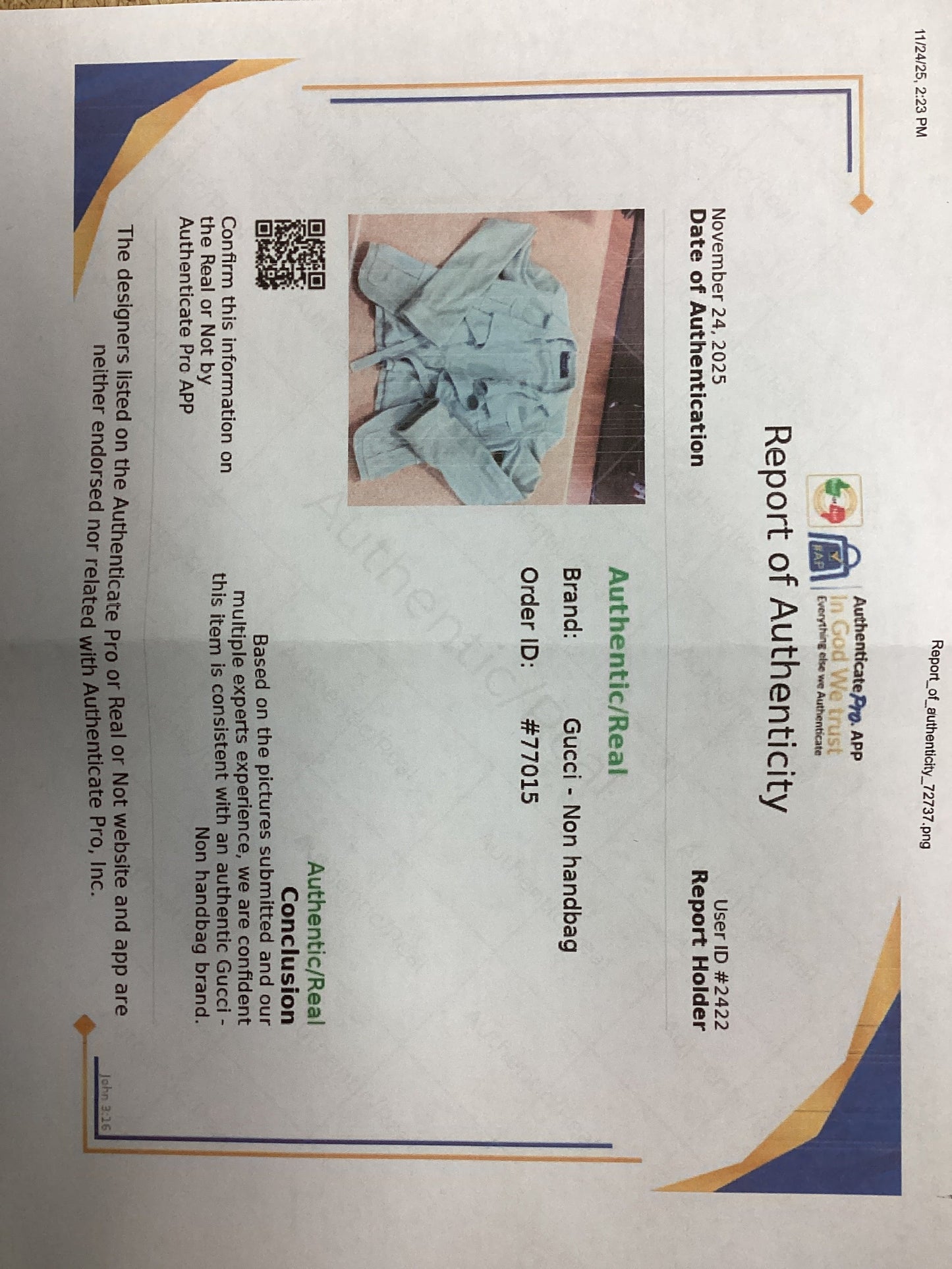 Jacket Luxury Designer By Gucci In Green, Size:8