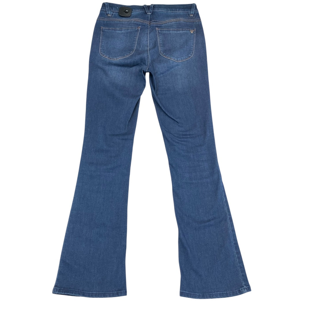 Jeans Flared By Wit & Wisdom In Blue Denim, Size:4