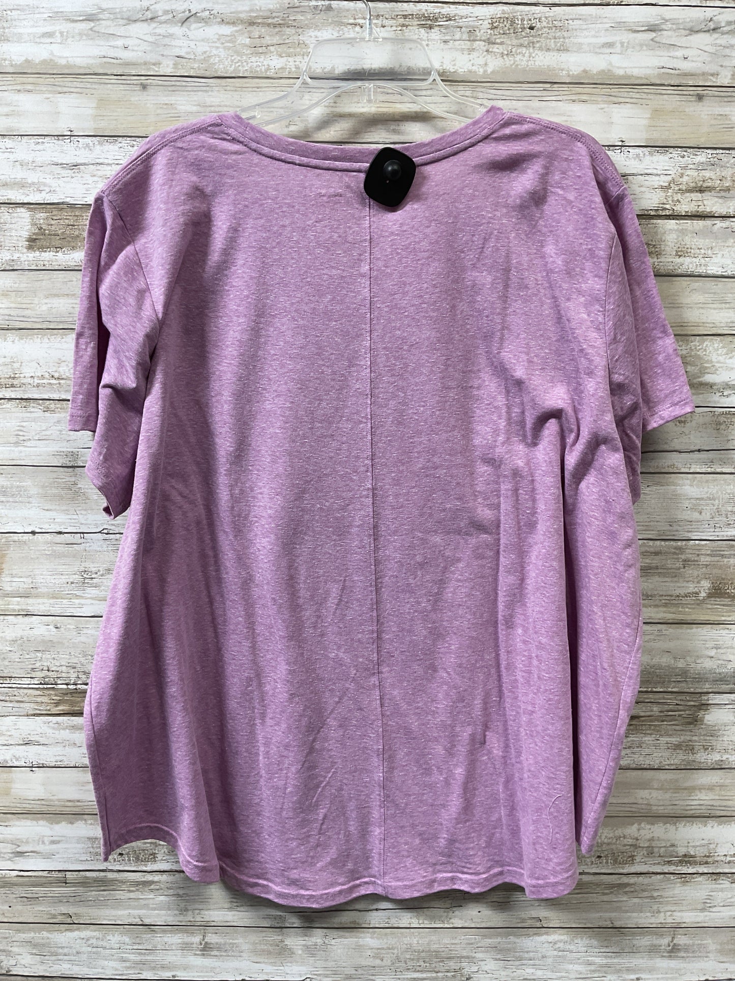 Top Ss Basic By Tek Gear In Purple, Size:3X