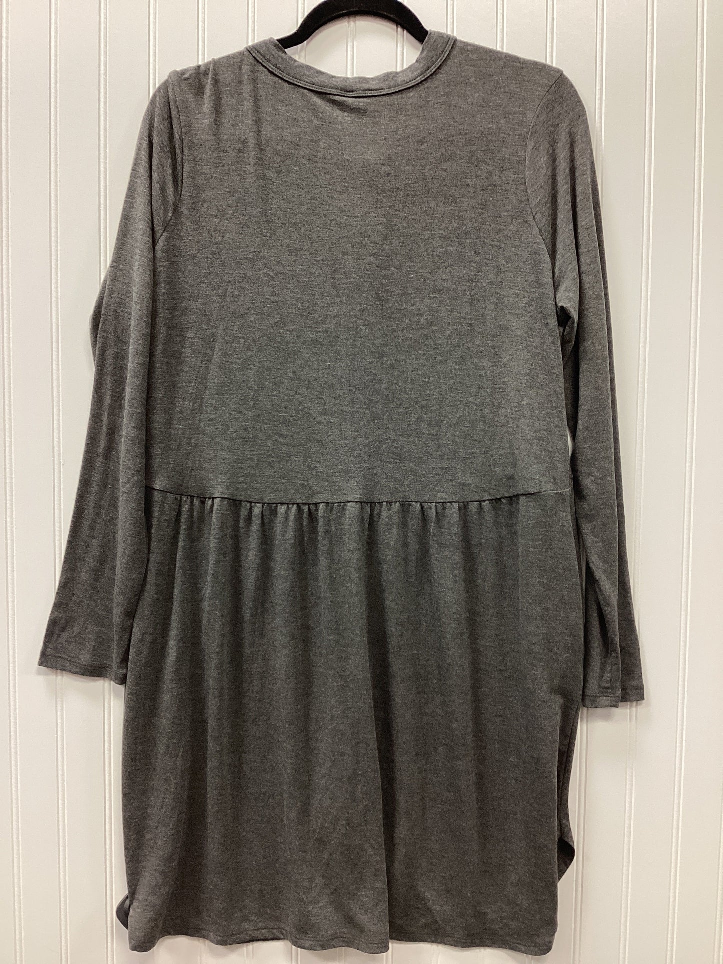 Dress Casual Short By Zenana Outfitters In Grey, Size:Xl