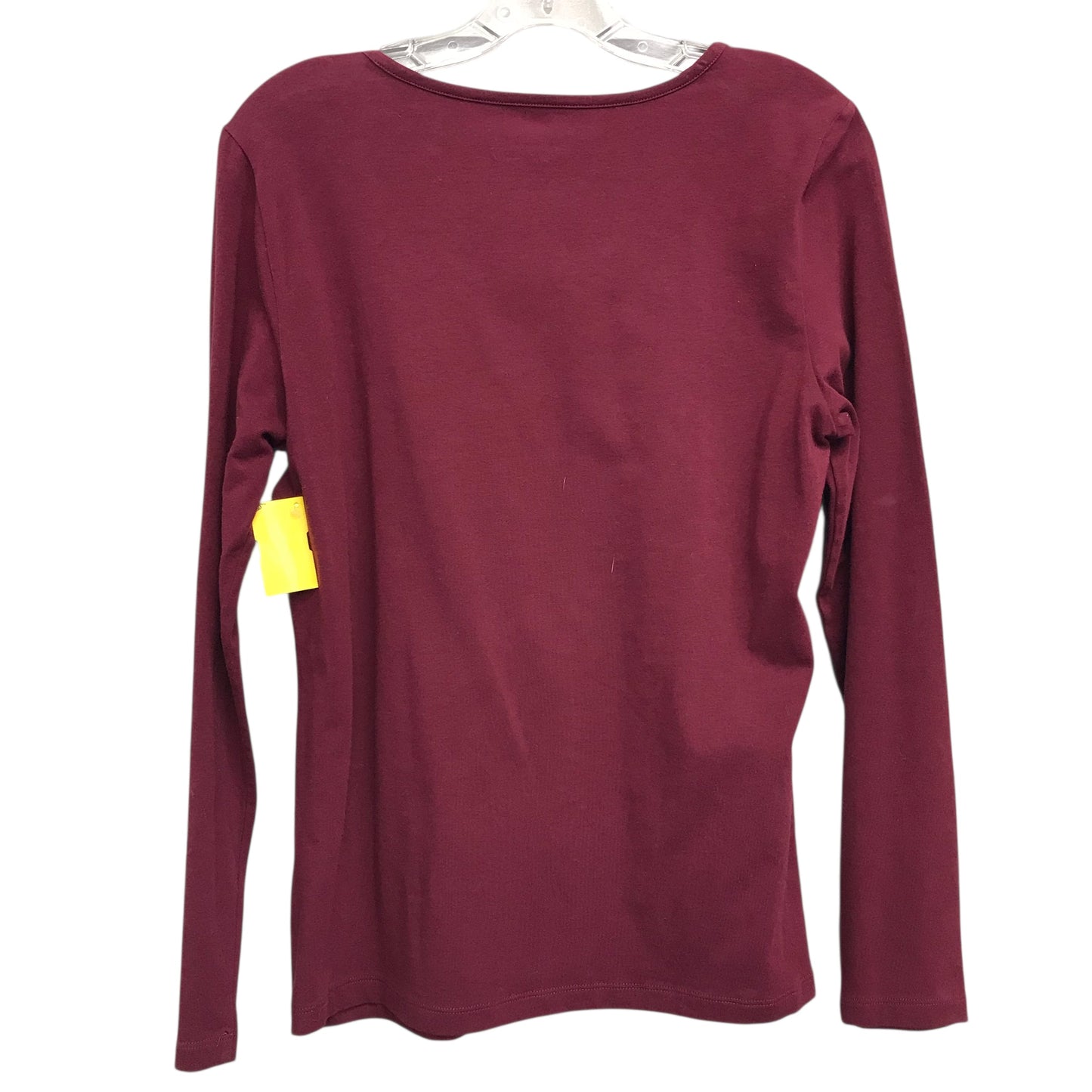 Top Ls By Christopher And Banks In Maroon, Size:M