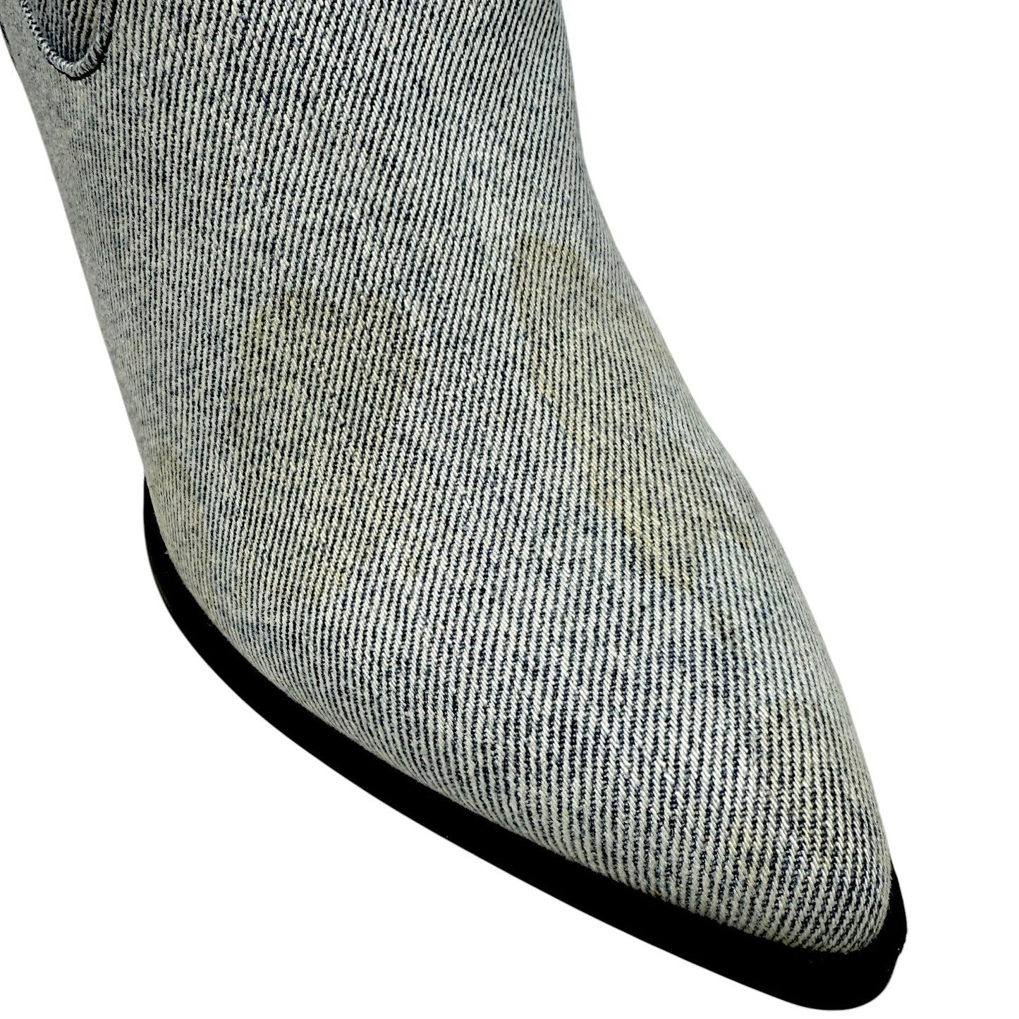 Landy Denim OTK Boots By Steve Madden In Blue Denim, Size: 8