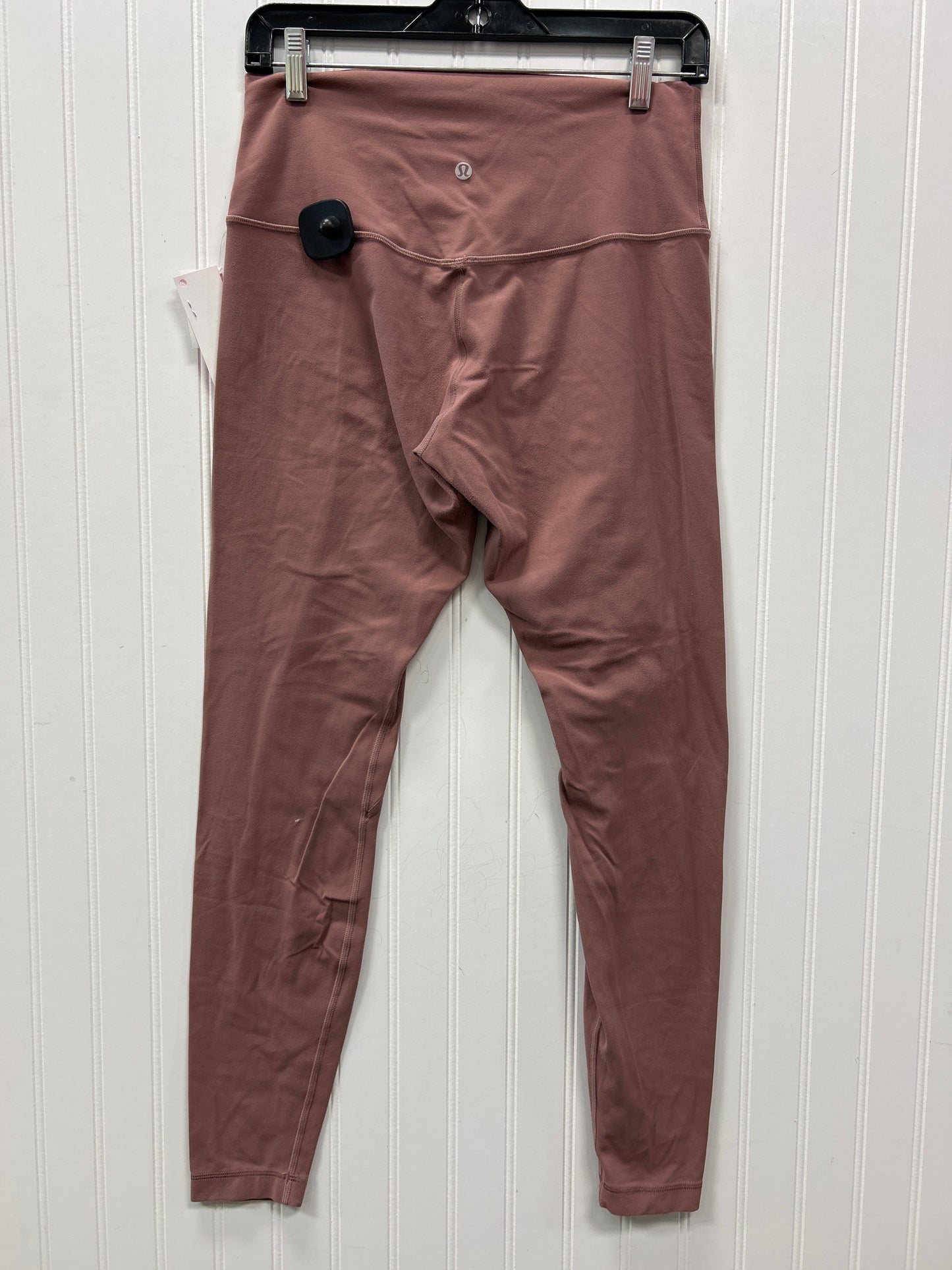 Athletic Leggings By Lululemon In Pink, Size:10