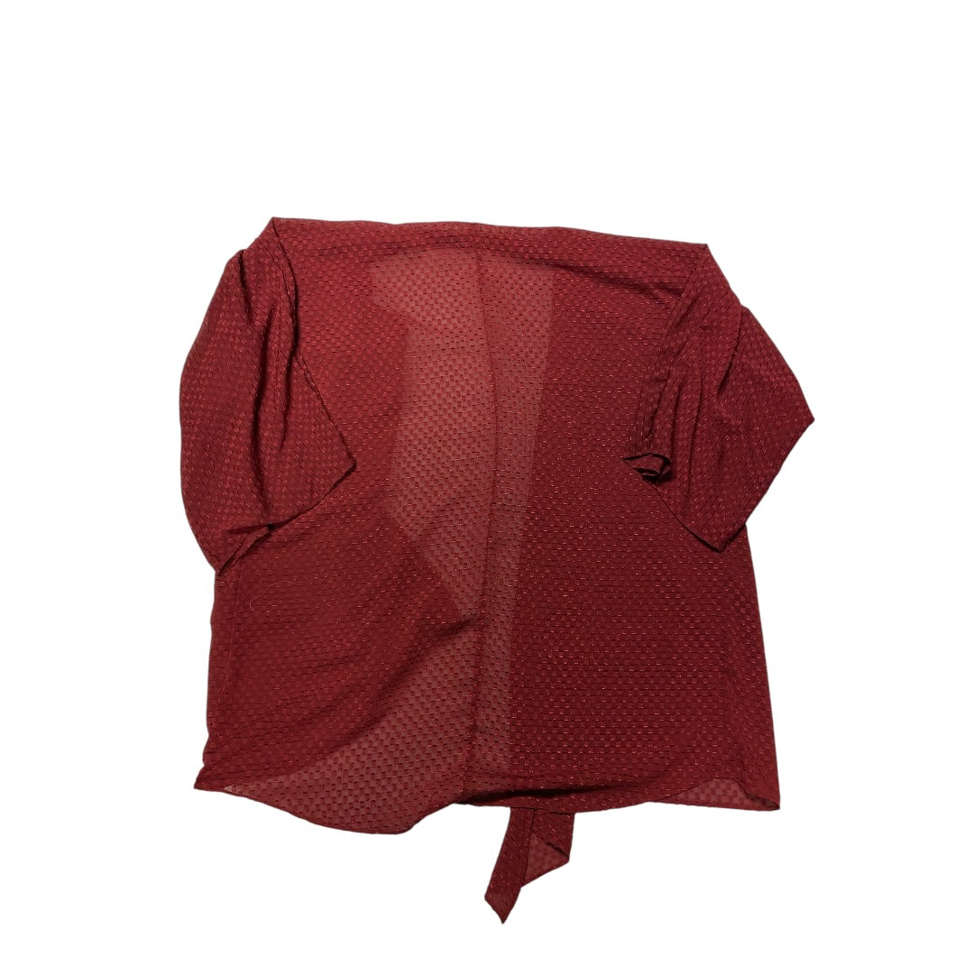 Kimono By Cure In Maroon, Size:1X