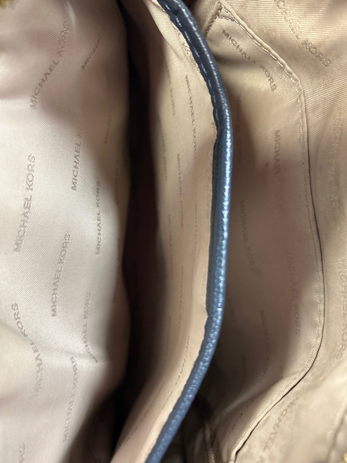 Handbag Designer By Michael Kors In Navy, Size:Medium